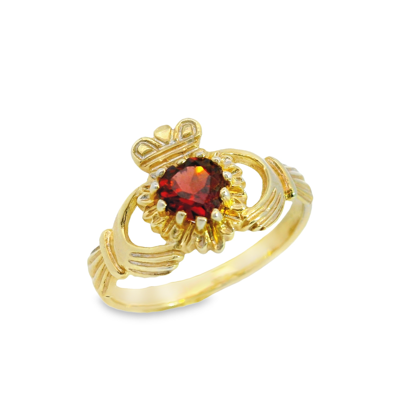 Gemstone Claddagh Ring.