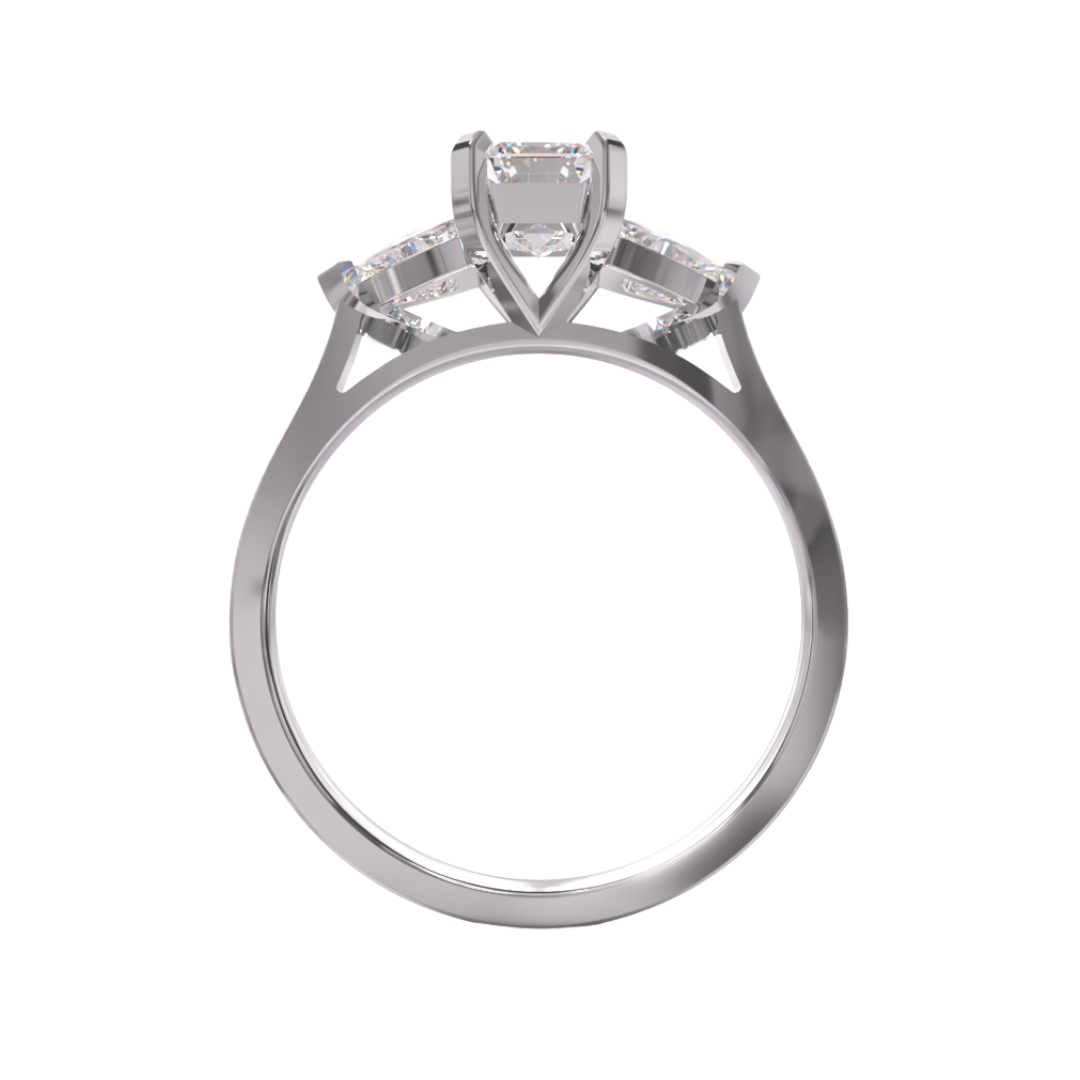 Lab Grown Diamond 3 Stone Ring