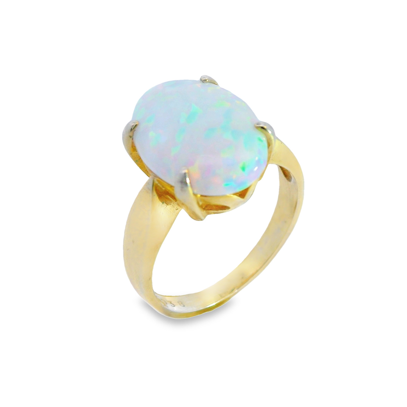 Oval Claw Set Single Stone