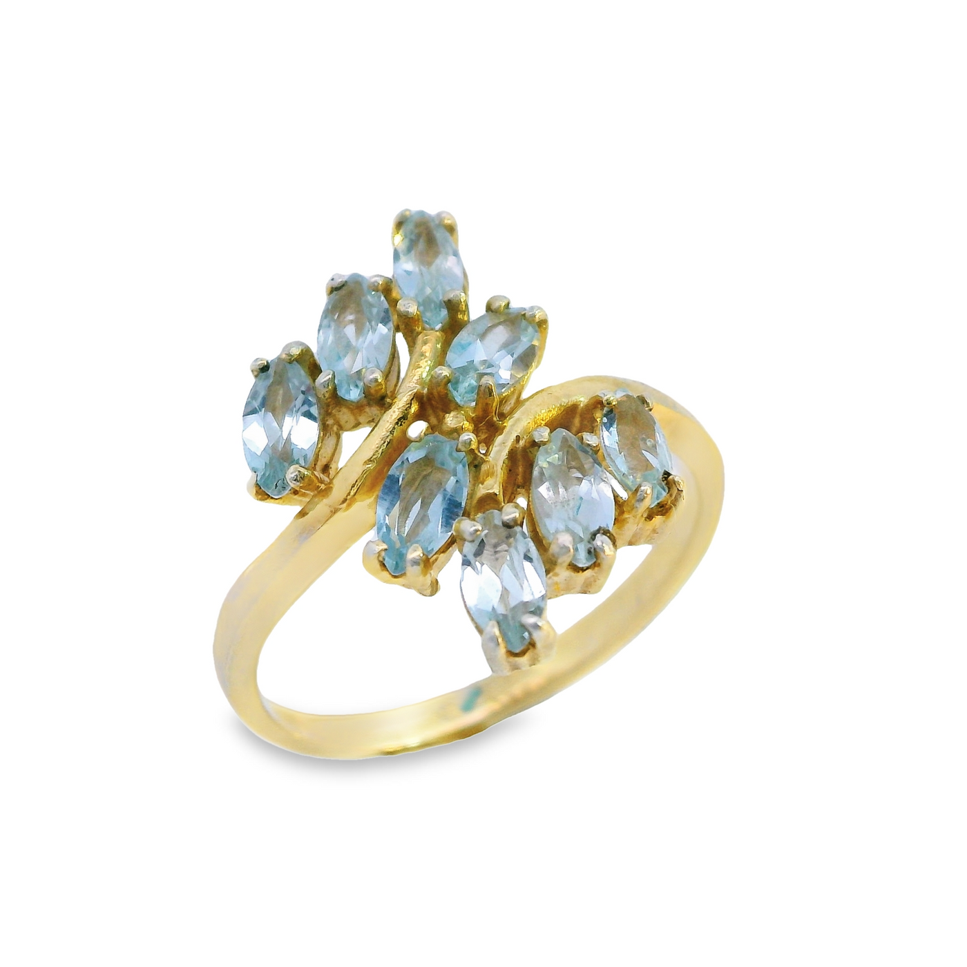 Navette Leaf Ring