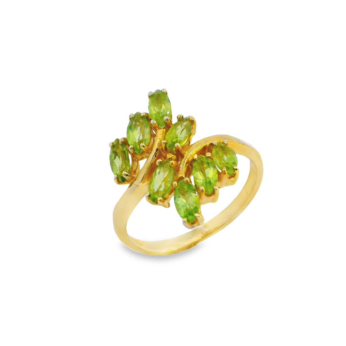 Navette Leaf Ring