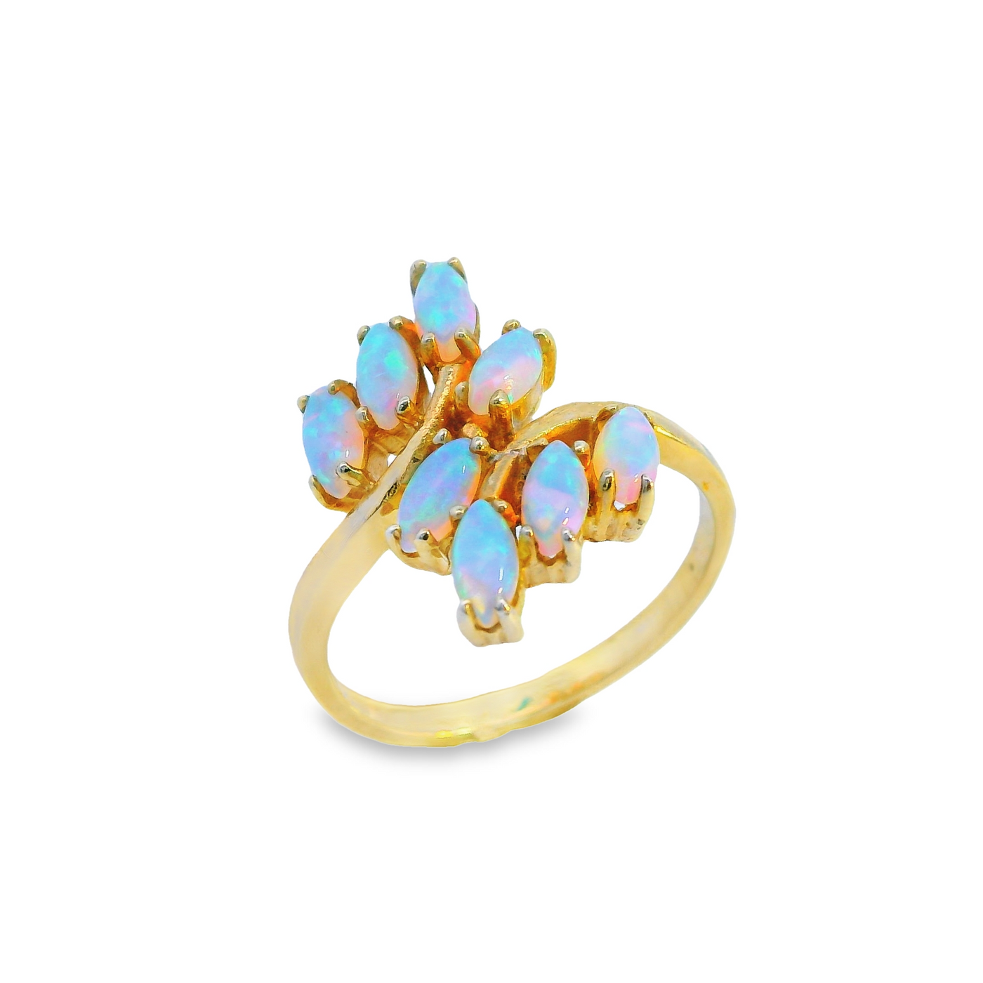Navette Leaf Ring
