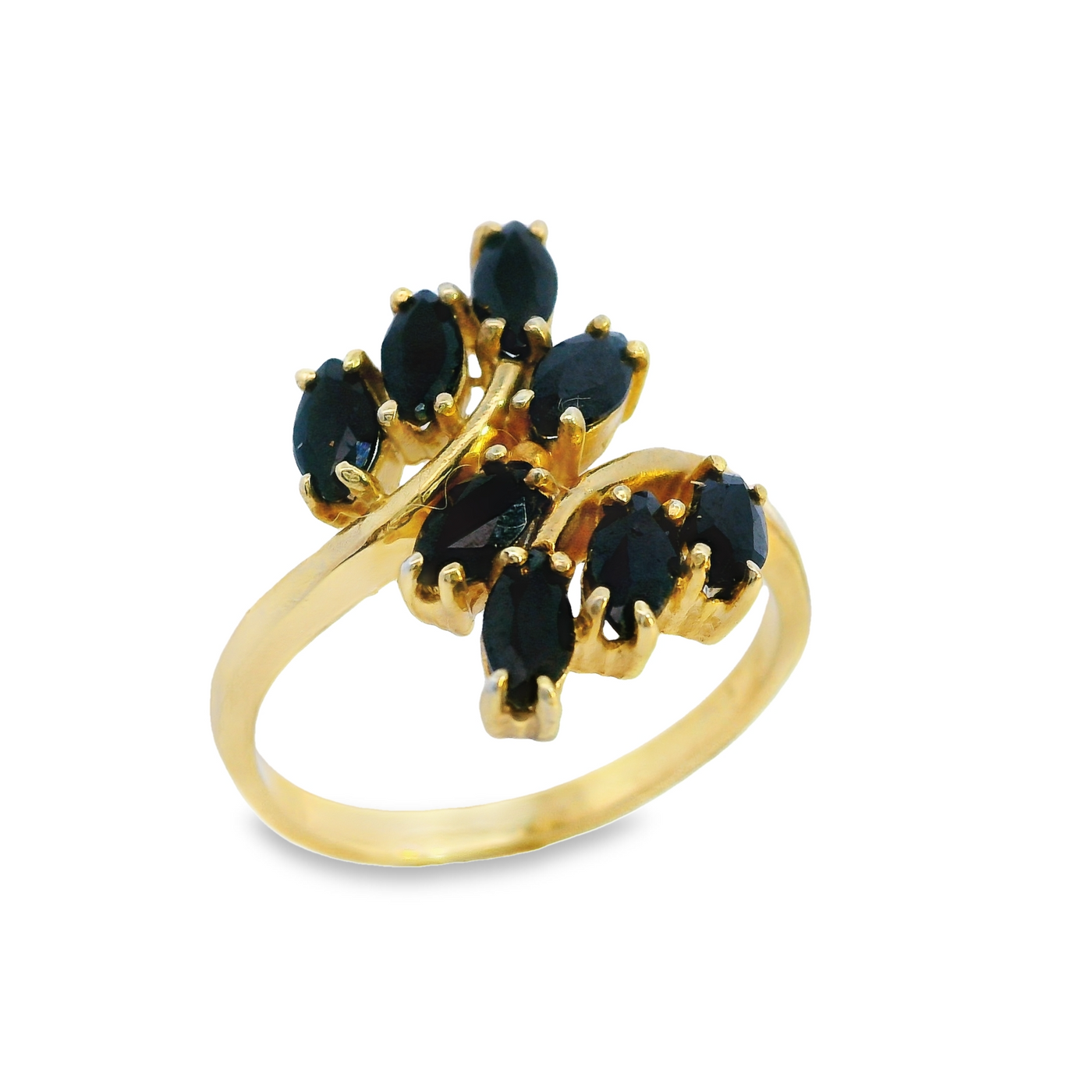 Navette Leaf Ring