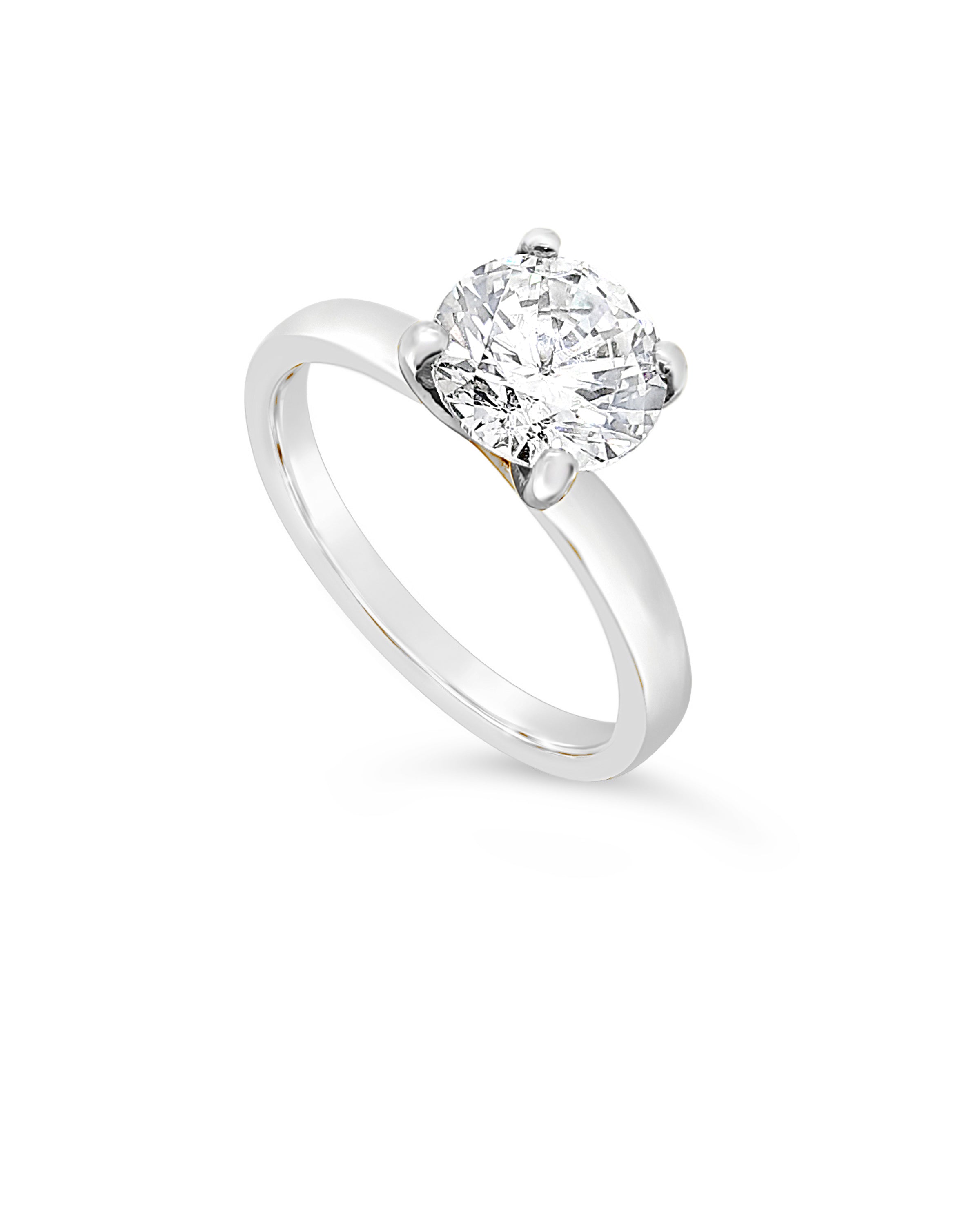 9ct Gold Lab Diamond Solitaire 1.50ct