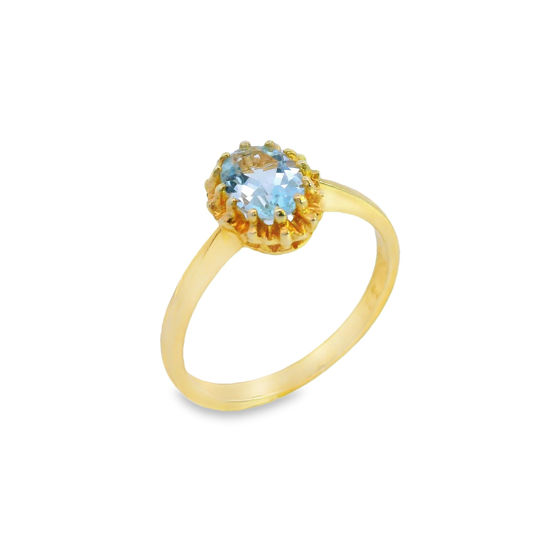 Fancy Oval Claw Set Single Stone