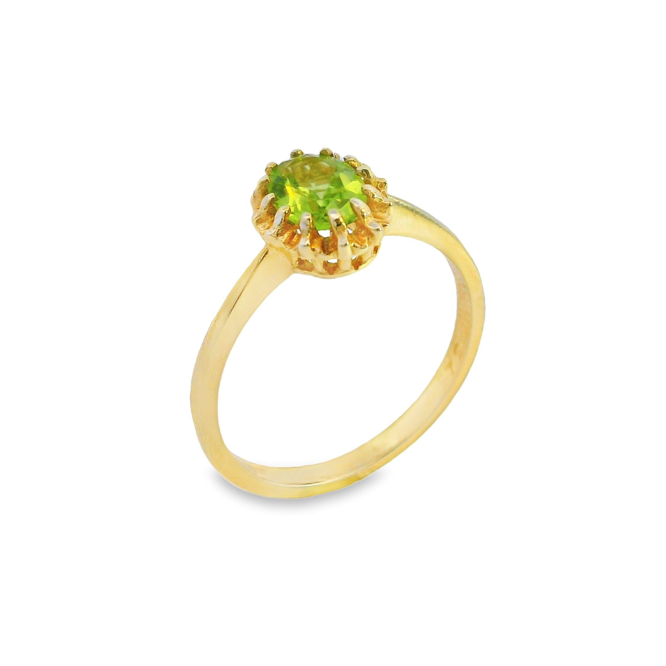 Fancy Oval Claw Set Single Stone