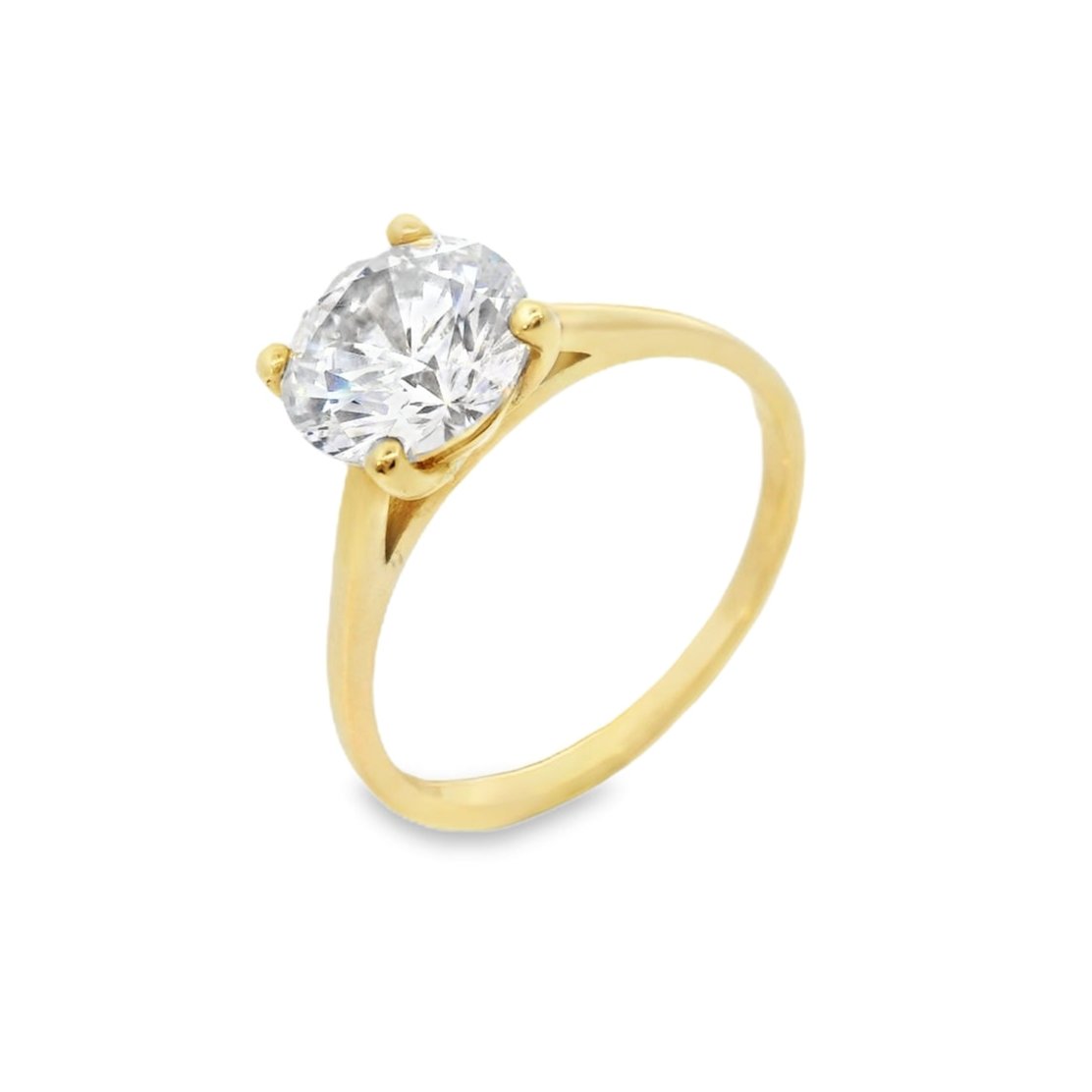 CZ Solitaire Ring