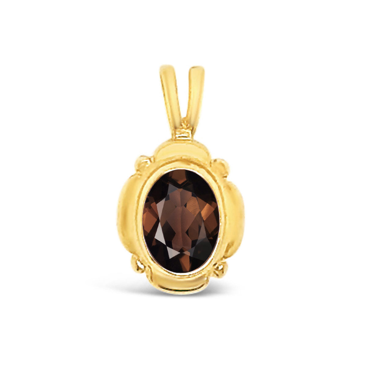 Oval Solitaire Pendant