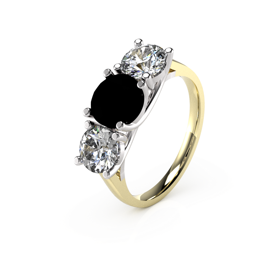 Gemstone Three Stone Round
