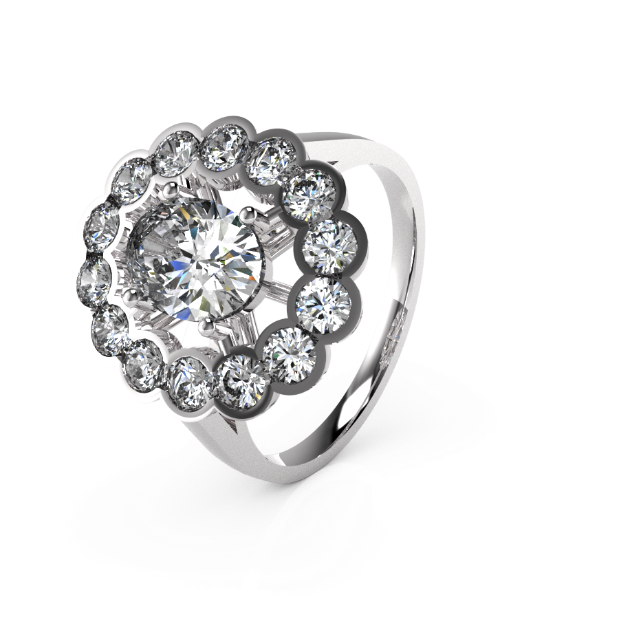 Oval Rubover Cluster