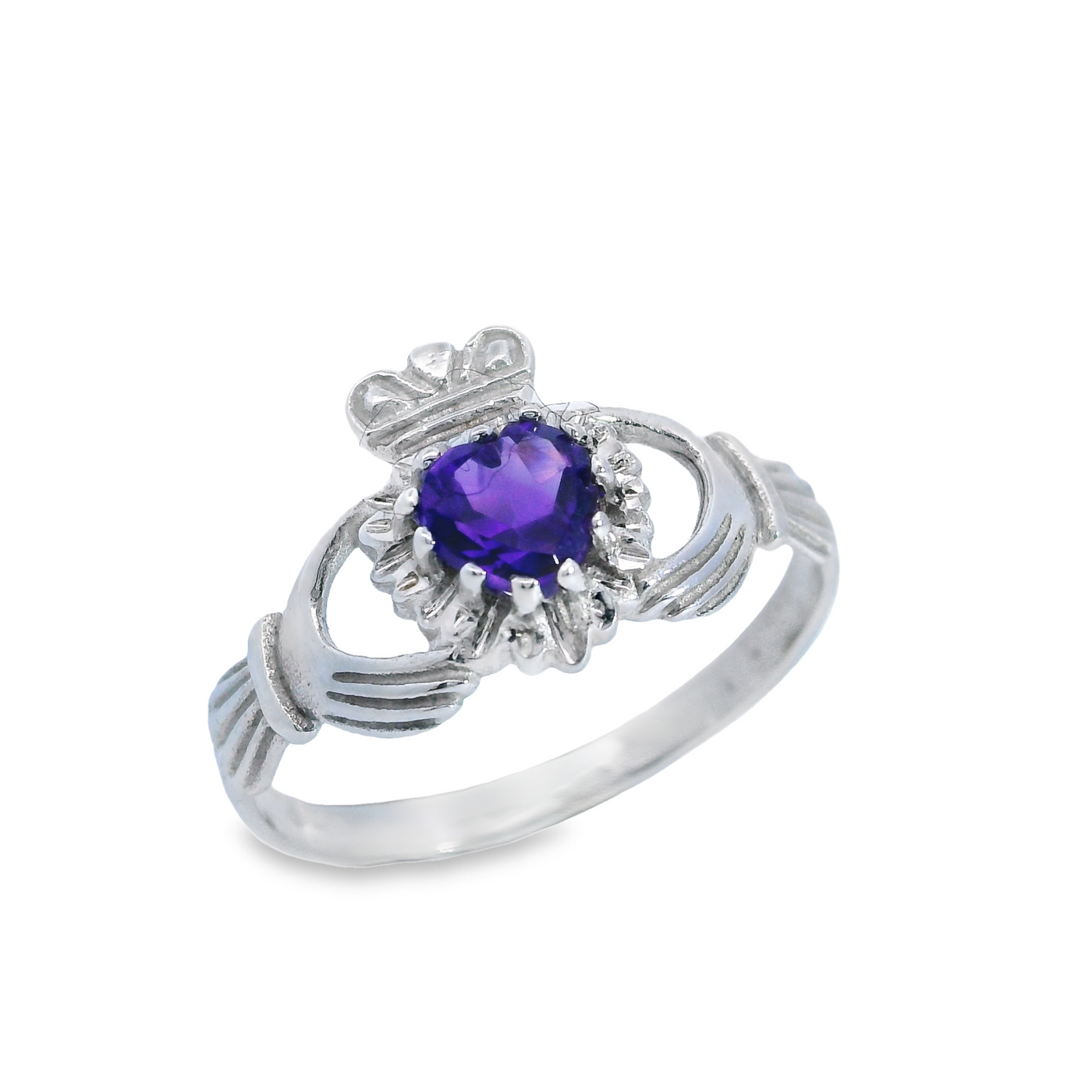 Gemstone Claddagh Ring.