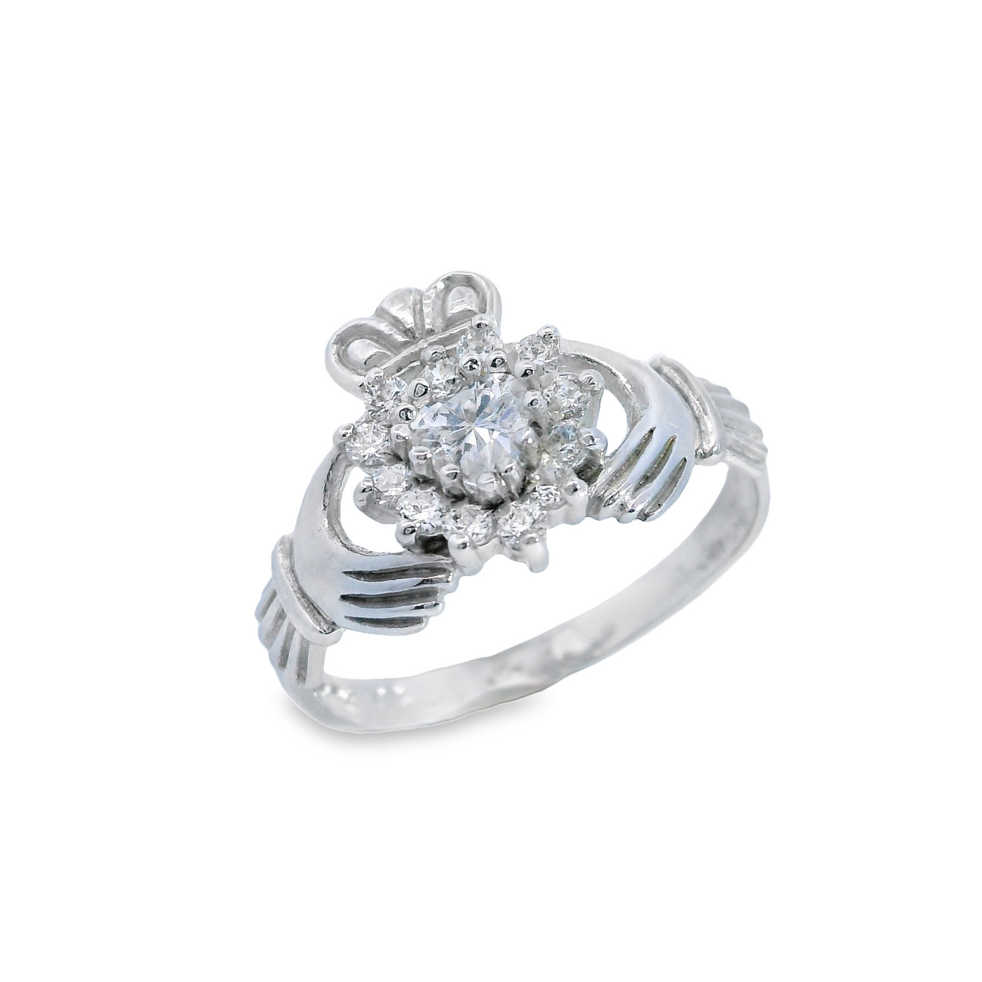 Gemstone Claddagh Ring.