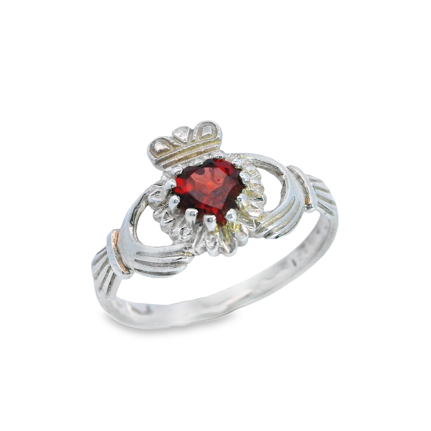 Gemstone Claddagh Ring.