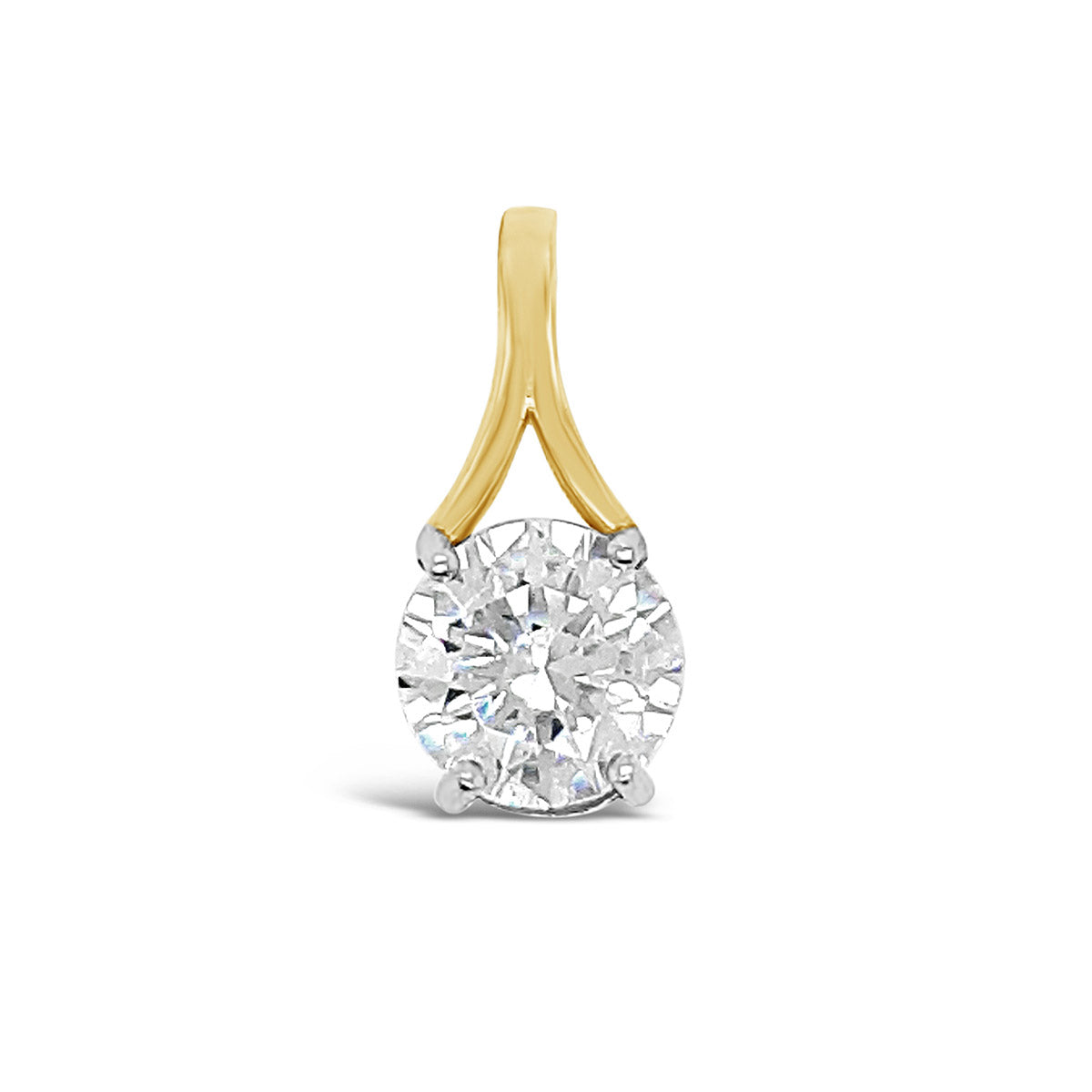Solitaire Pendant with Split Bail