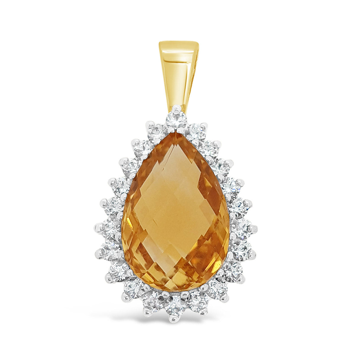 Pear Shaped Cluster Pendant