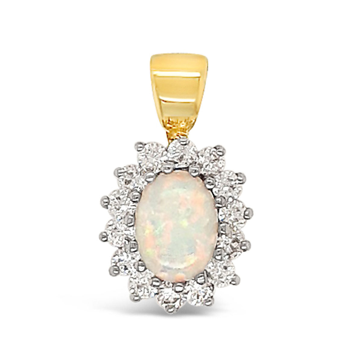 Oval Cluster Pendant